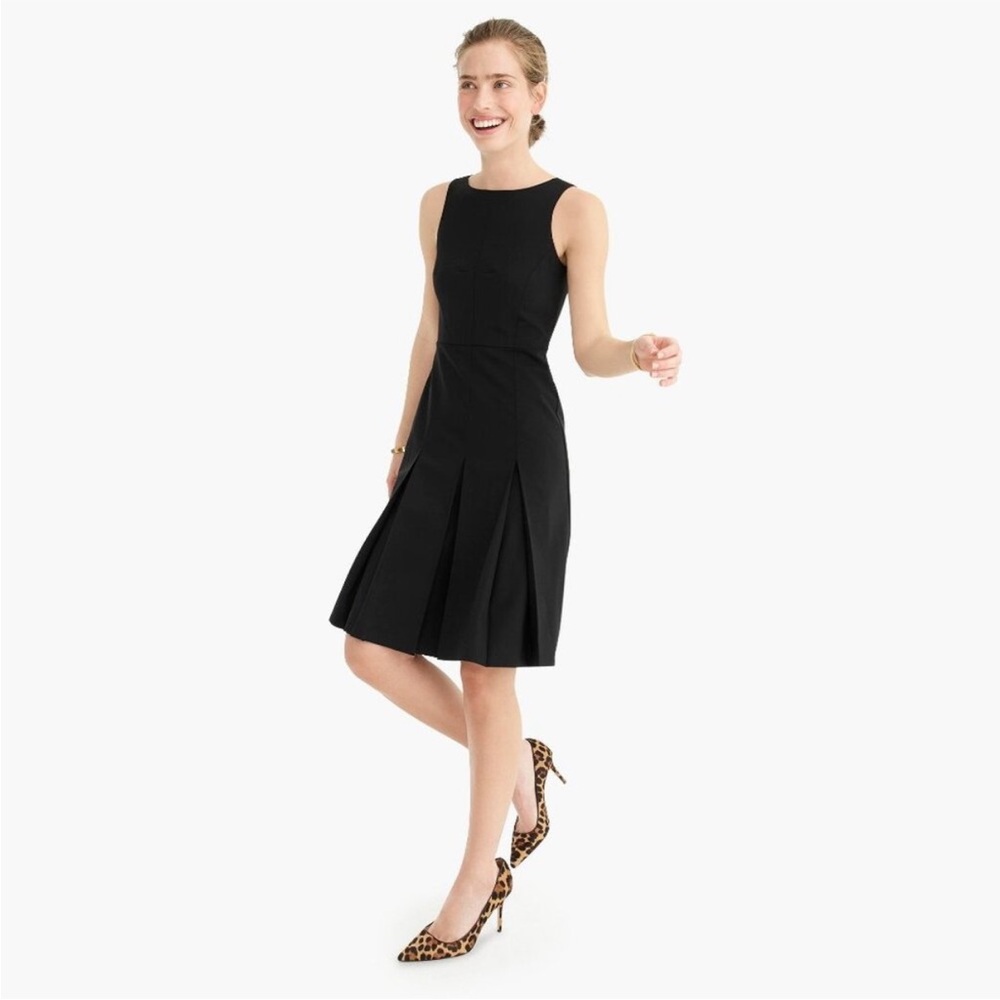 “J. CREW” 365 Sleeveless Pleated A-line Dress